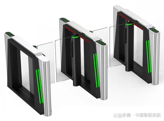 comprare Sistema di controllo dell'accesso di sicurezza con carta RFID Porta automatica a velocità Giradischi Barriera oscillante Colore argento online manufacture