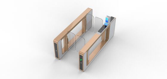 comprare Aeroporto Full Height AB Swing Turnstile Gate Entrata di sicurezza con colore dorato online manufacture