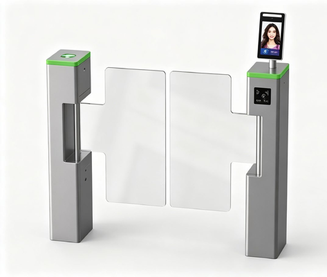 comprare Riconoscimento facciale Swing Gate Barriera di velocità in acciaio inossidabile per parchi universitari online manufacture