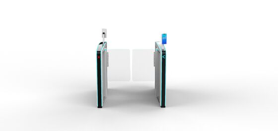 comprare La velocità del motore senza spazzola del singolo tornello esile leggero blu portoni di colore bianco per la metropolitana online manufacture