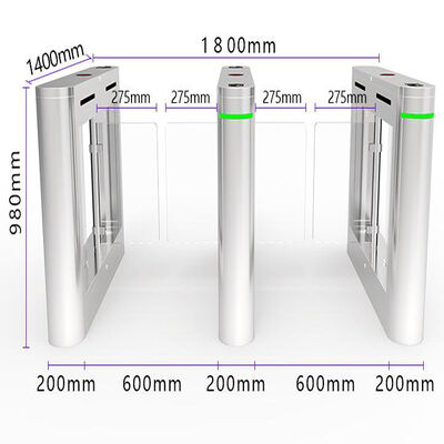 comprare 600 mm corsia AC220V bi-direzionale giradischi di barriera oscillante online manufacture