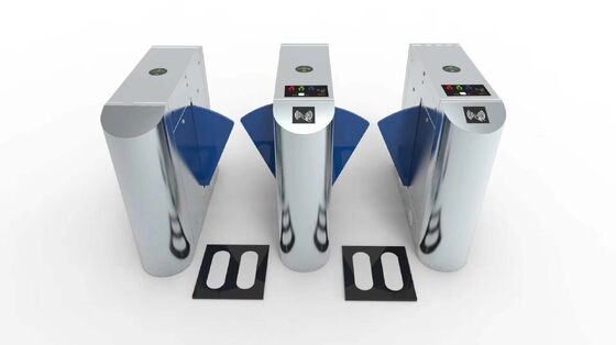 Prezzo buono AC220V SS304 Flap Barrier Turnstile Metro Gate in linea