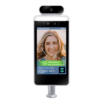 Prezzo buono Termometro a infrarossi con riconoscimento facciale FCC, distanza 150 cm, 8 pollici in linea